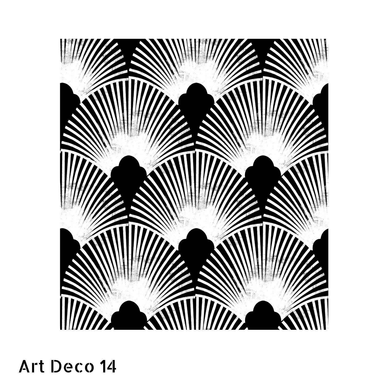 Schablonen Art Deco Collection Art Deco 14 190 Micron | Etsy