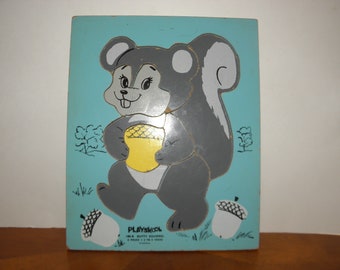 Nutty Squirrel Wooden Puzzle