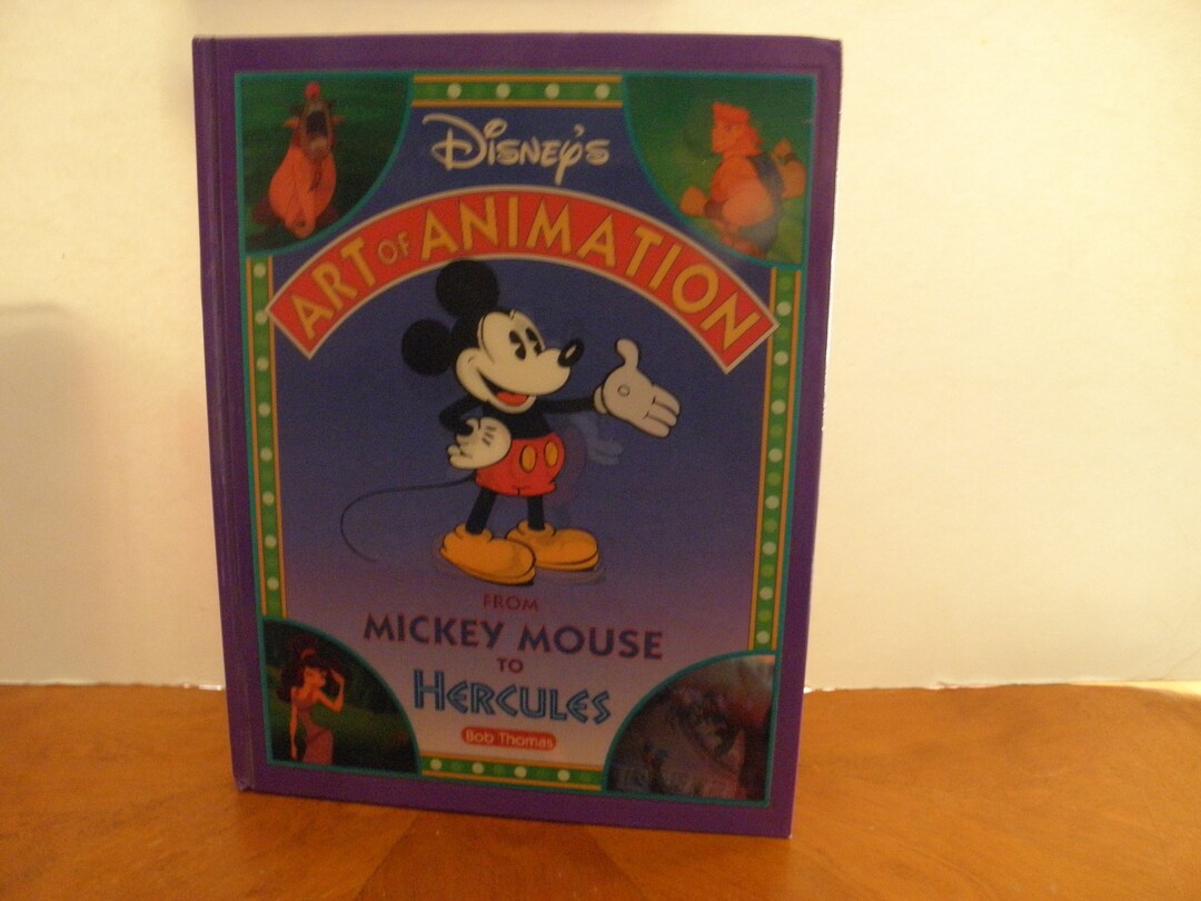 Disney's Art of Animation Book Etsy