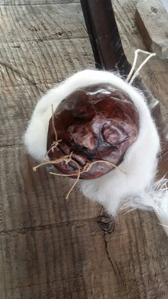 Shrink Head Original Replica Made Of Papier Authentic Hair Etsy