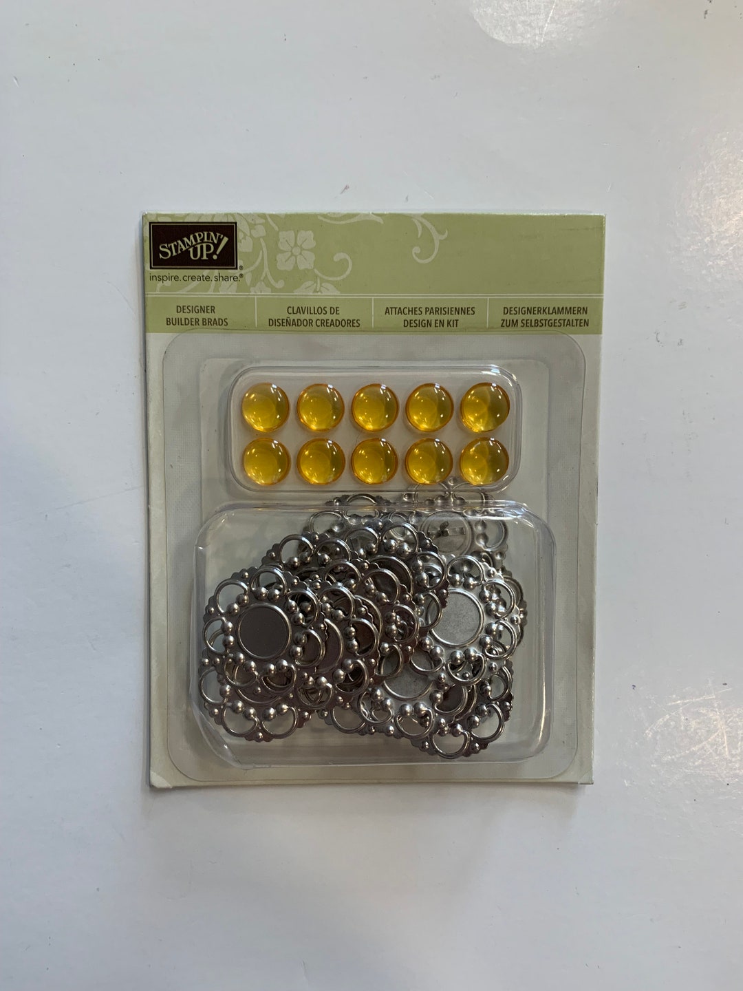 Stampin' Up Designer Builder Brads Etsy Canada