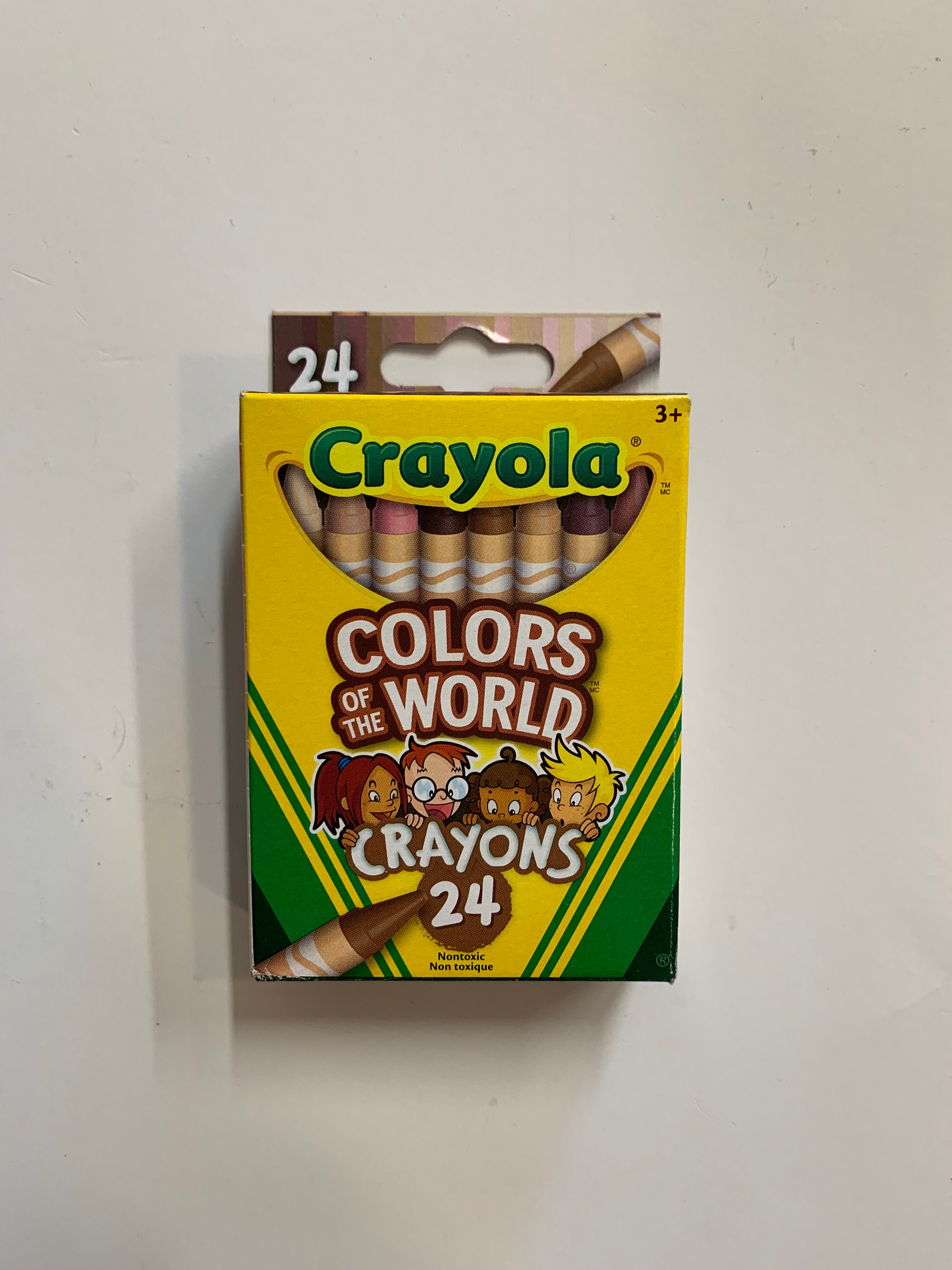 Crayola Crayons Box of 64 With Built in Sharpener, Multi-colored