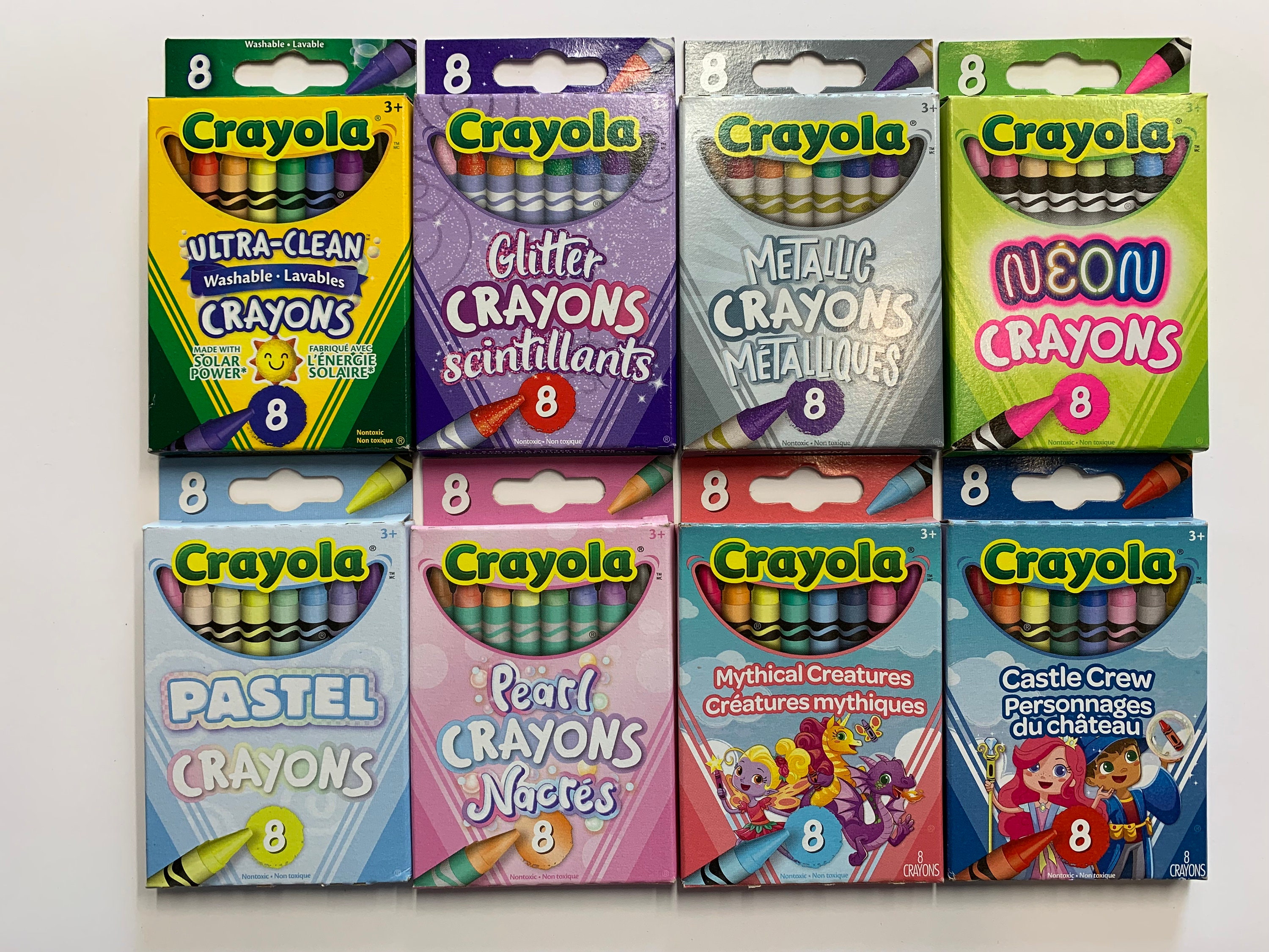 Crayola Neon Crayons 8 Count 6 Pack Ship for sale online