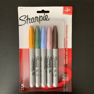 Sharpie Red Markers, Fine 6 Count