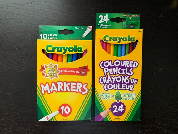 Crayola Fine Line Markers, Assorted Classic Colors pack Of 10