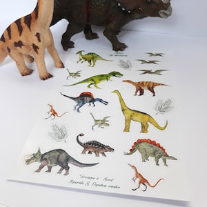 Dinosaur sticker board