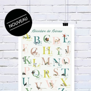 Alphabet-Poster vom Typ Deyrolle