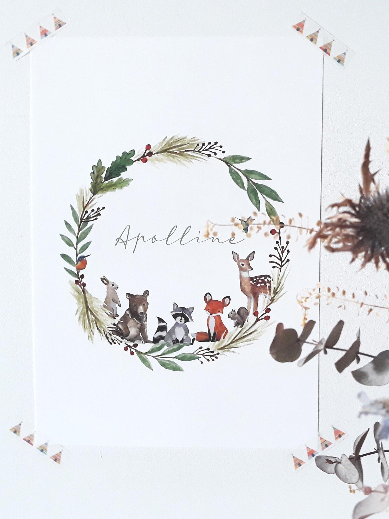 Affiche Couronne Les Petites Bêtes à Personnaliser