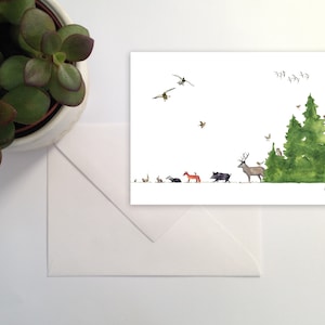 Papageientaucher-Vogel-Grußkarte