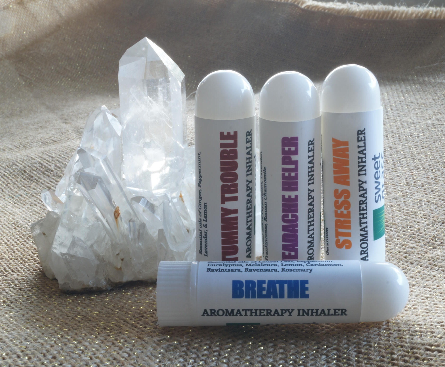 Aromatherapy Inhalers Essential Oil Inhalers Stress Etsy