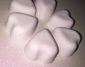 These Get Well Soon bath bomb hearts made with peppermint oil and raspberry extract will help you and your loved ones feel better in no time