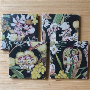 Bush Babies Coaster Set - May Gibbs Beloved Australian Book Series Come to Life On These Adorable Coasters