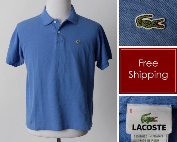 pasado garra cable Camisa Lacoste Hombre Azul Polo Cocodrilo Manga Corta Talla - Etsy España