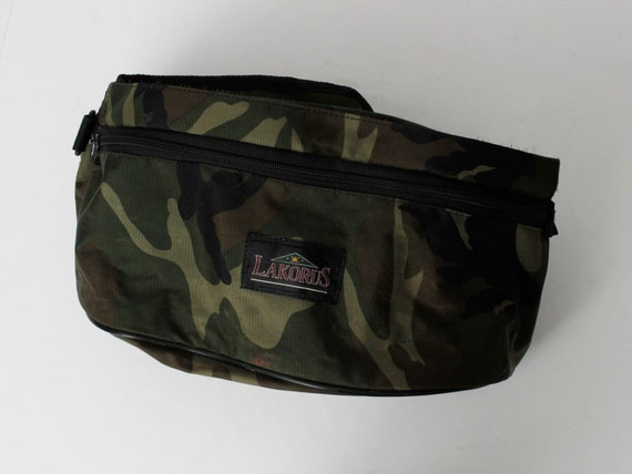 Vintage Fanny Pack Camoflage Fanny Pack Camo Fann… - image 1