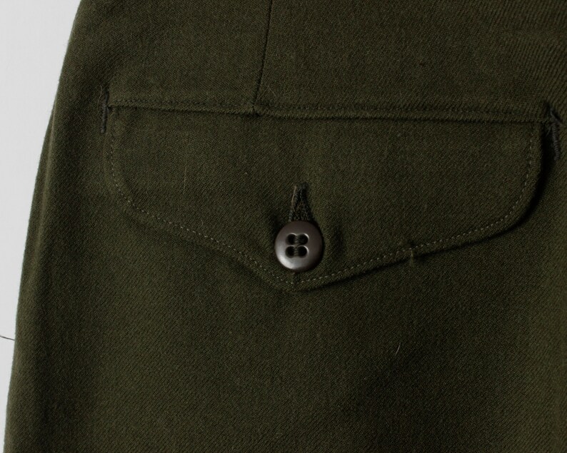 Vintage Military Pants M 51 1951 Wool Field Pants Korea War Era 8405-231-7203 Retro 50/'s 34 x 32