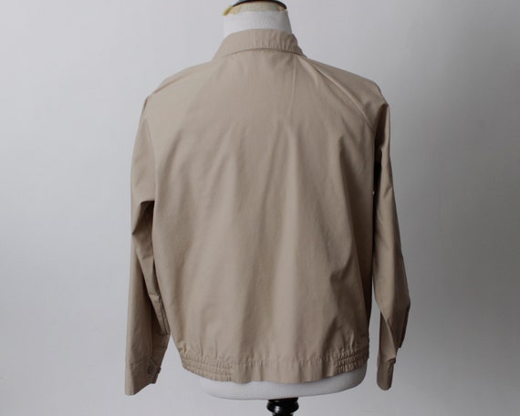 Vintage 80s Windbreaker Jacket Men's Harrington S… - image 8