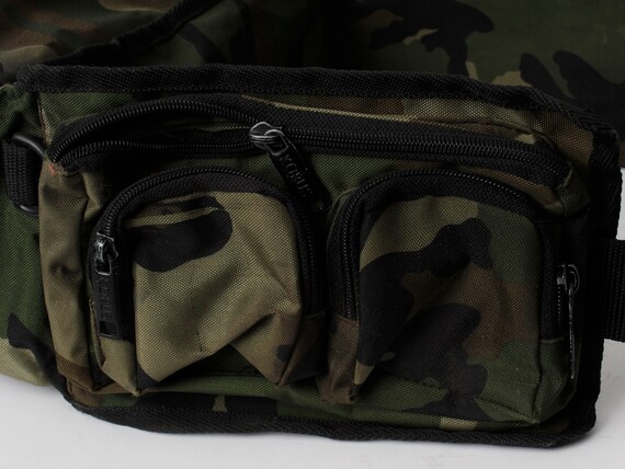 Vintage Fanny Pack Camoflage Fanny Pack Camo Fann… - image 3