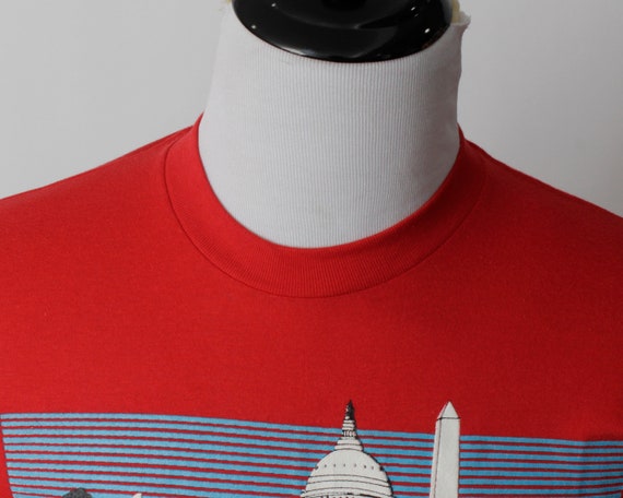 Vintage 80s Washington DC D.C. T Shirt Tee Capito… - image 3