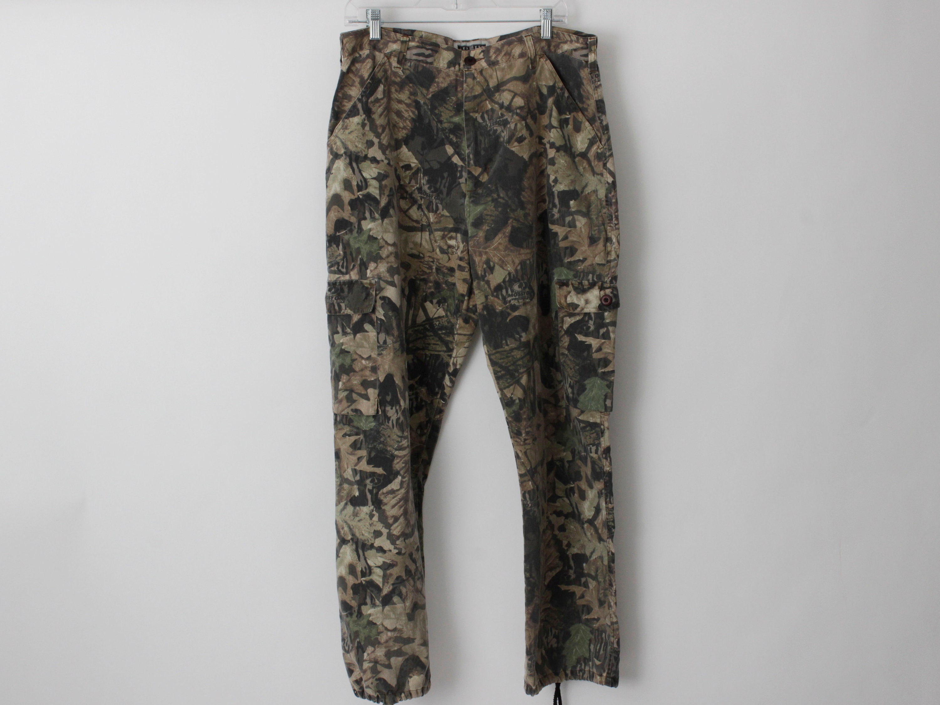 Vintage 90s Mossy Oak Camo Pants Camouflage Jerzees Hunting Hunt