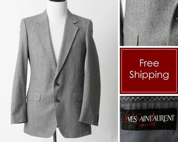 Vintage Yves Saint Laurent Jacket Blazer Sport Co… - image 1