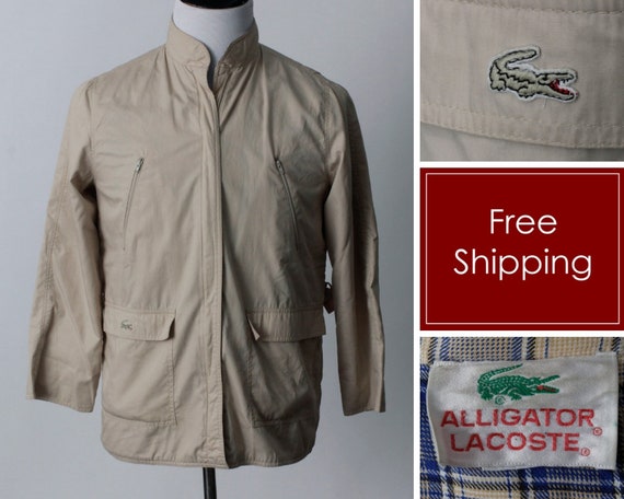lacoste retro jacket