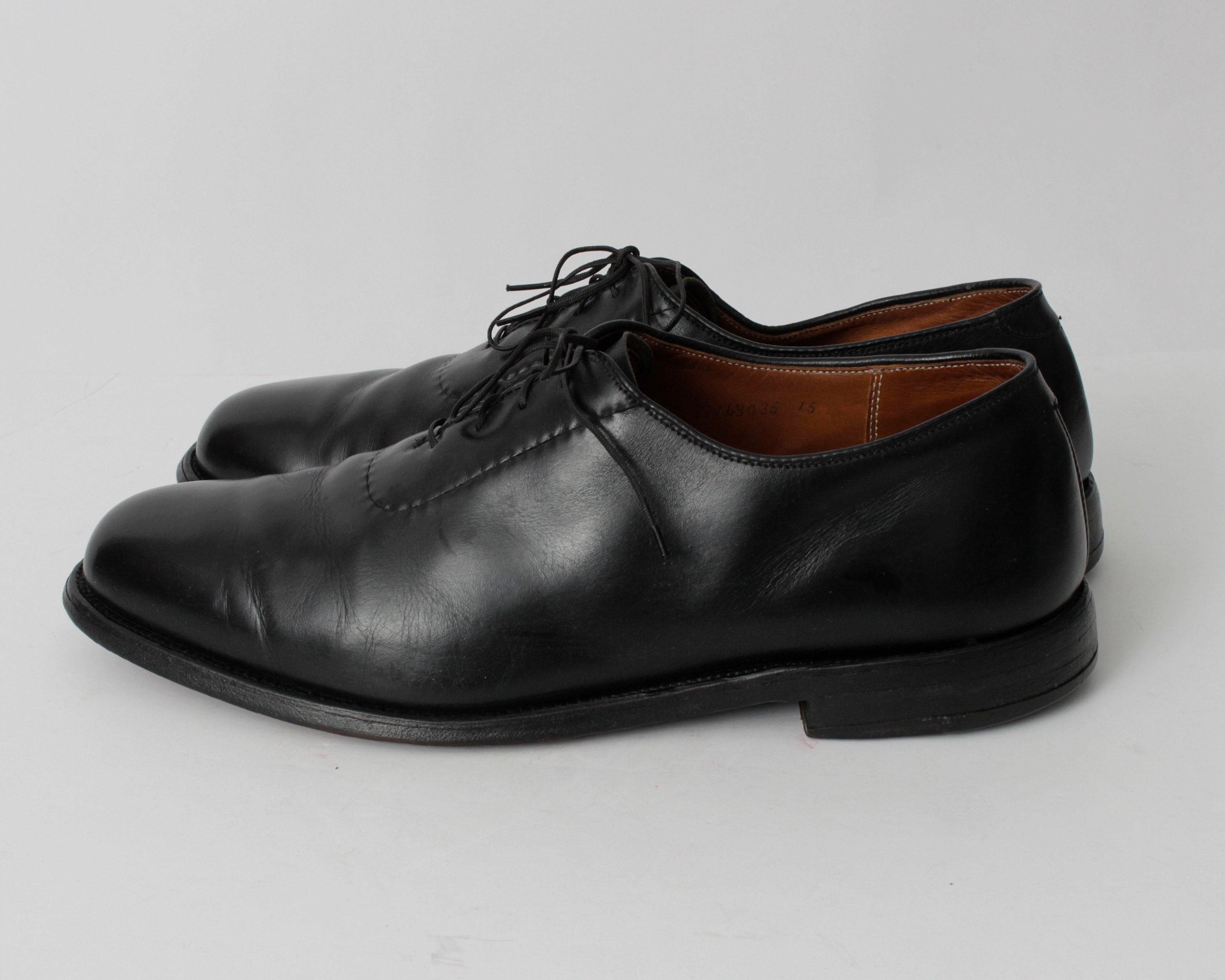 EXCELLENT Alden Men\'s 912 Oxford Black Calfskin U-Throat Men\'s Size 11.5 A/C Alden C Oxford Dress Shoes for Men for sale | eBay main image 2