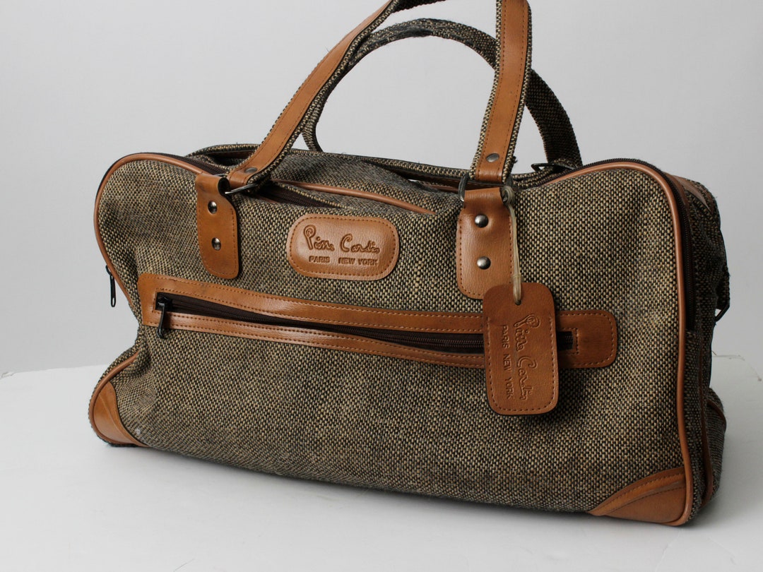 Vintage Pierre Cardin Duffel Bag Vintage Duffel Bag Suitcase Etsy