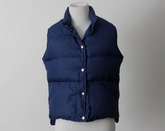 Vintage★COMFY Goose Down Vest USA リバーシブル Vintage COMFY Genuine Goose Down Vest Puffer Lightweight