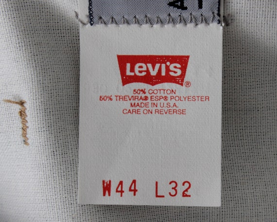 Vintage Levi's Action Jeans Levi Denim Blue Pants… - image 7