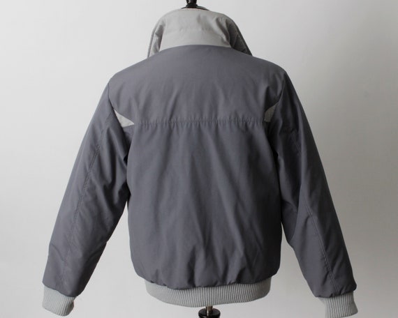 Vintage 80s Nils Ski Coat Men's Gray Snowboard Wi… - image 7