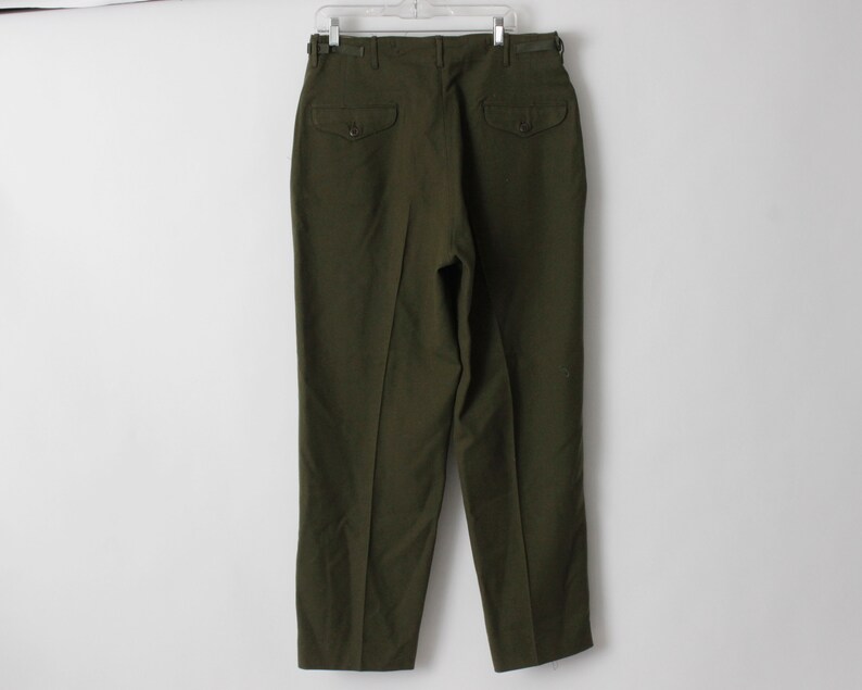 Vintage Military Pants M 51 1951 Wool Field Pants Korea War Era 8405-231-7203 Retro 50/'s 34 x 32