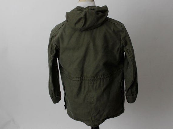 Vintage 80s Dutch Made Military Jacket Coat Seynt… - image 7