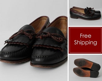 Vintage Hanover Brown Tassel Loafers 11.5 D USA Made - Etsy display picture 3