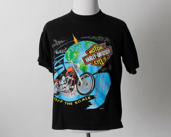 Vintage Harley Davidson T Shirt Tshirt Tee Scale Richter 