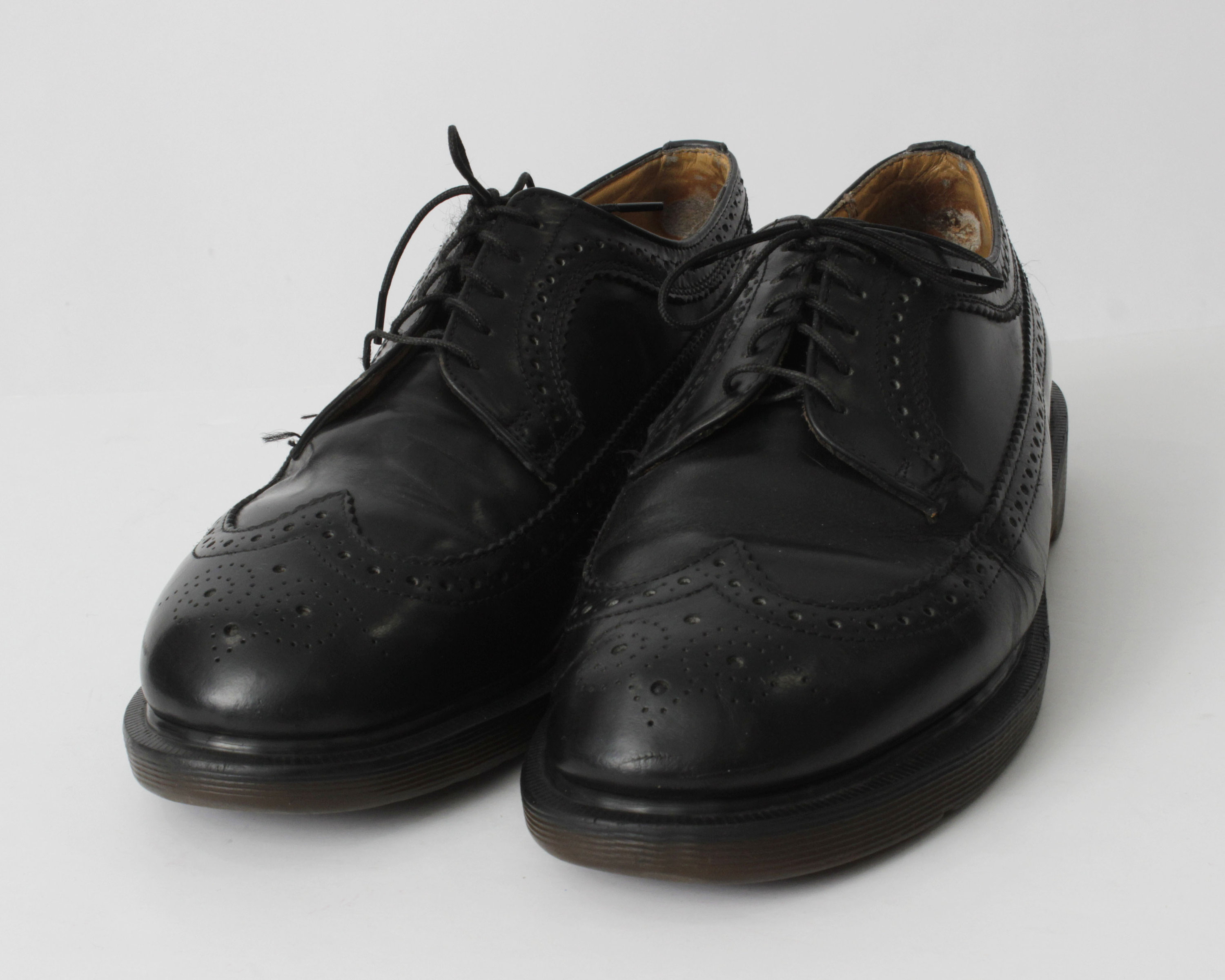 Vintage Dr Martens Shoes Wing Tip Wingtip Black Zoot Men s 9 3989