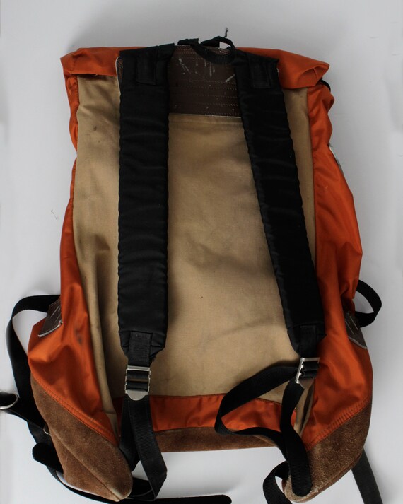 Vintage Backpack Hi-gear Made in Japan Japanese Day Pack Orange