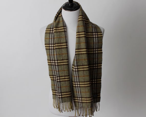 Burberry scarf best sale womens green