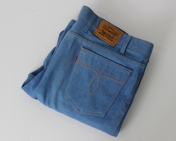 Vintage Levi's Action Jeans Levi Denim Blue Pants… - image 10