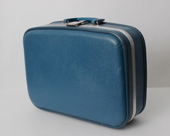 Vintage 70s Suitcase Bag Small Travel 