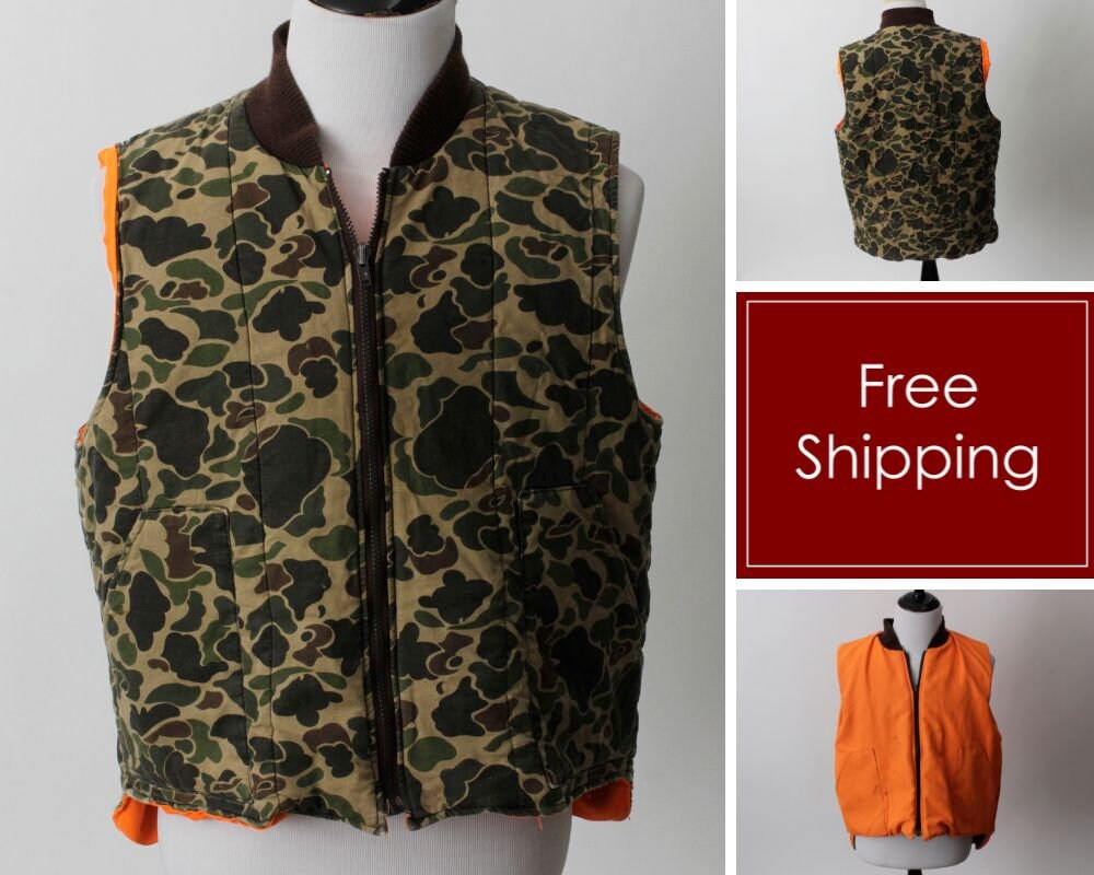 Orange Hunting Vest - Etsy UK