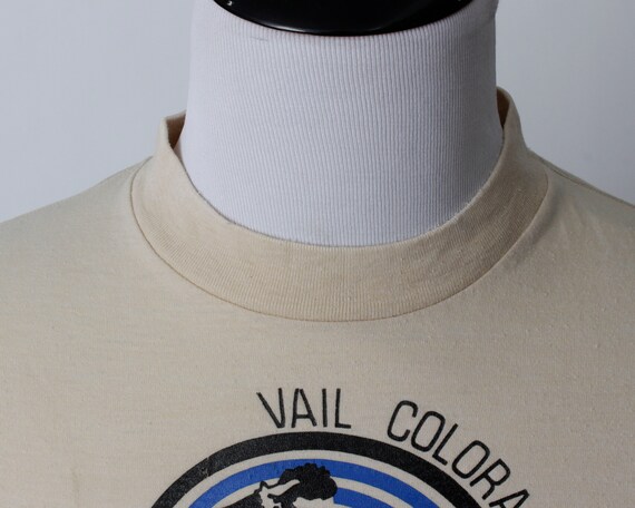 Vintage Vail Ski T Shirt TShirt Tee Skiing Colora… - image 3