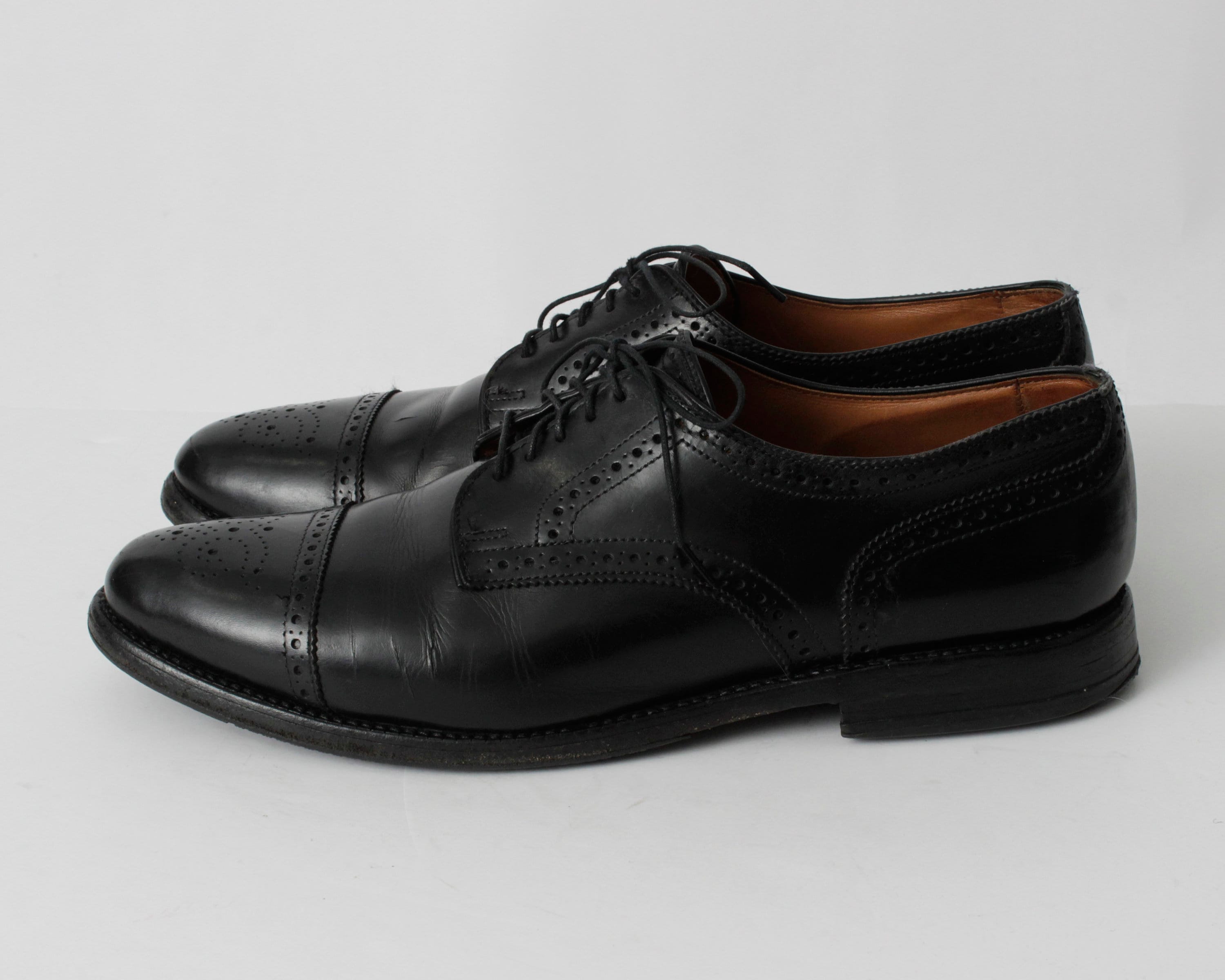 Allen Edmonds Mens  Black Brogue Leather Shoes - 8.5 D Amazon.com | Allen Edmonds Men main image 3