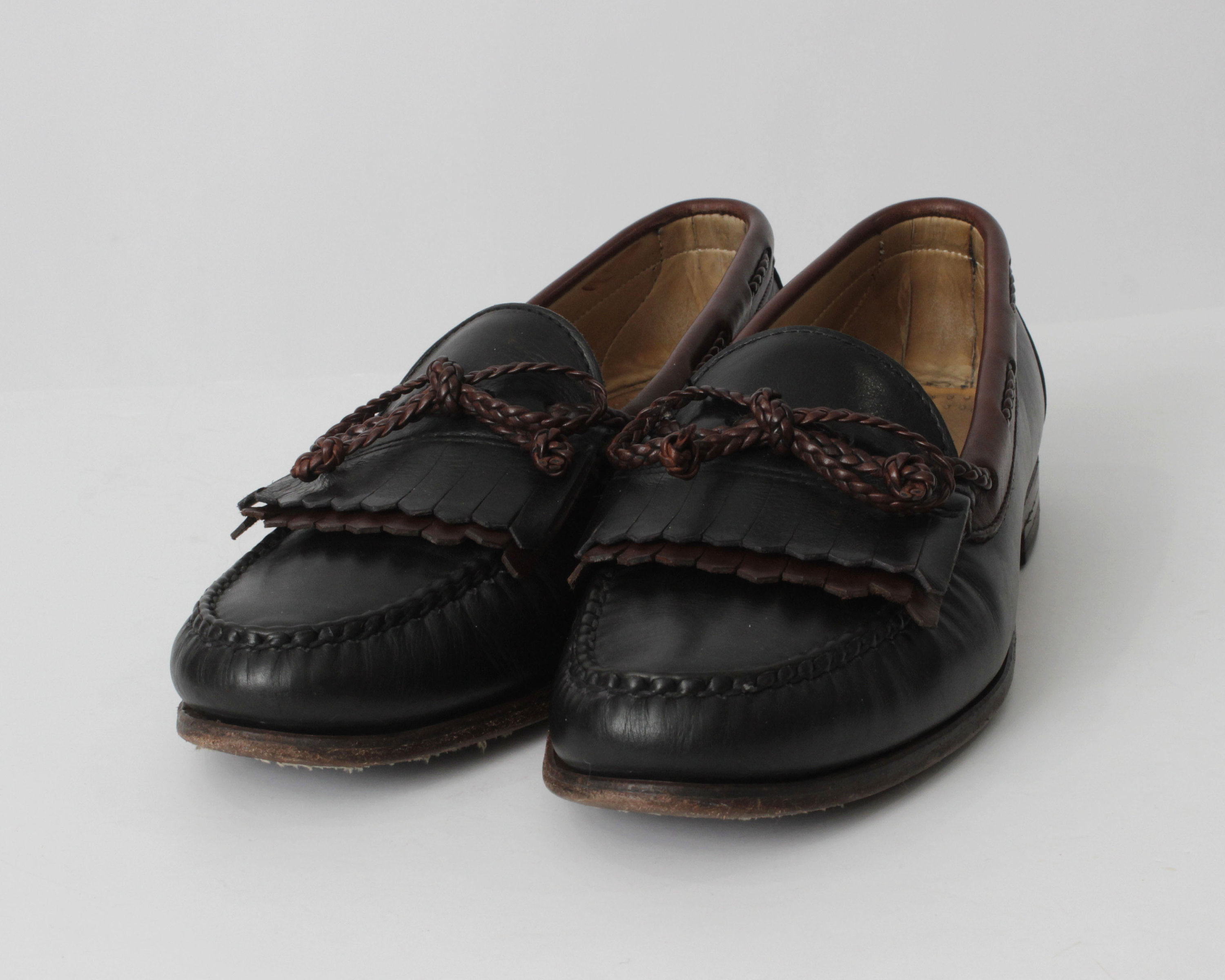 Vintage 90s Allen Edmonds Shoes Loafer Loafers Tassle Men