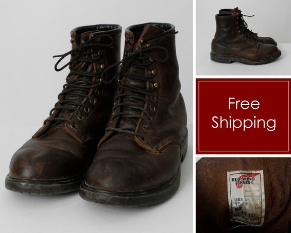 vintage red wing boots