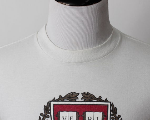 Vintage 80s Harvard T Shirt Tee University Boston… - image 3