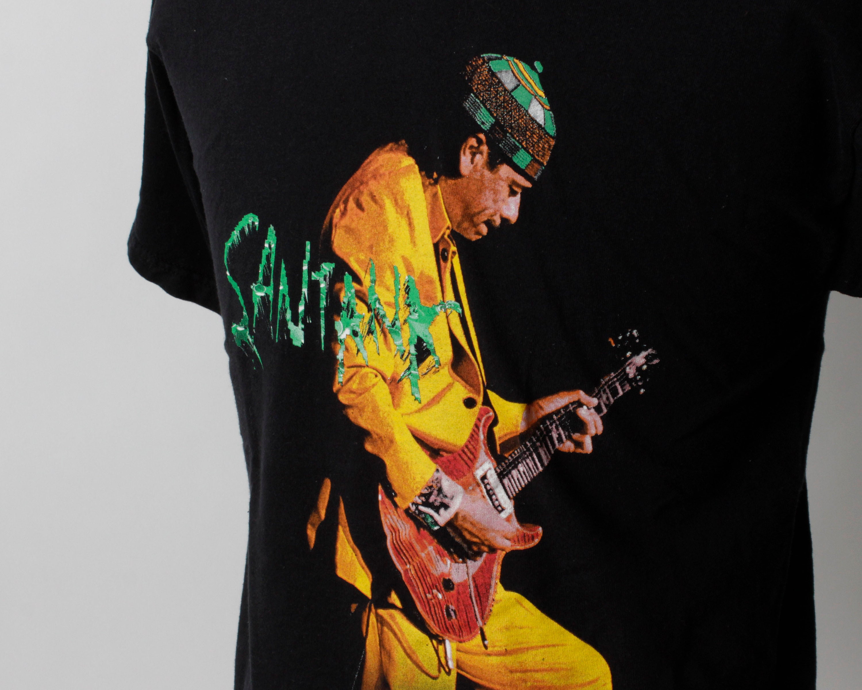 Vintage Santana T Shirt T-shirt Tee Supernatural 2000 Carlos Tour 