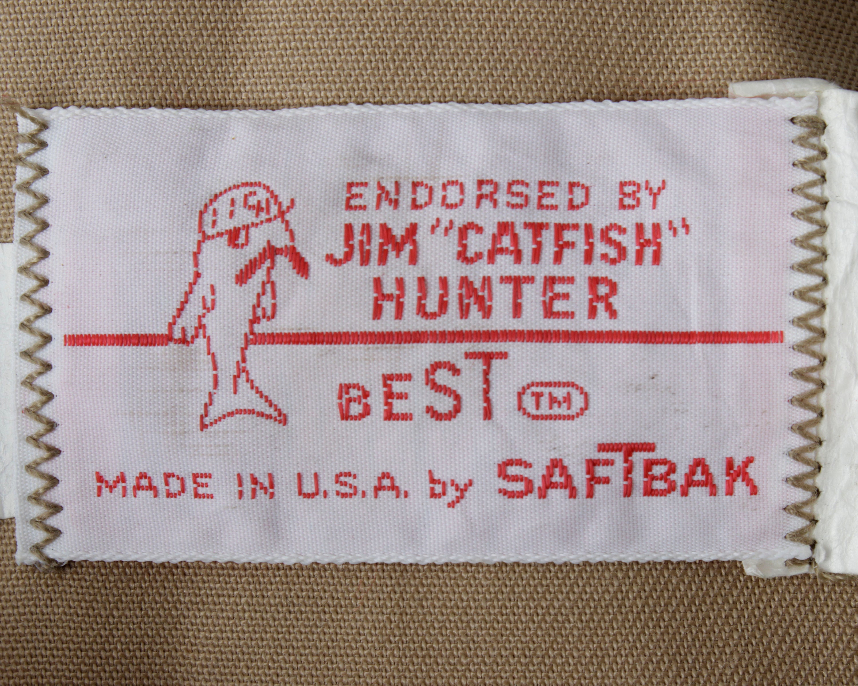 Vintage 80s Hunting Vest Jim Catfish Hunter Saftbak Brown Shotgun 