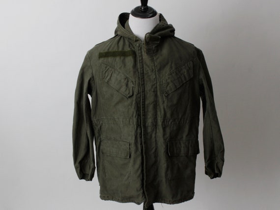 Vintage 80s Dutch Made Military Jacket Coat Seynt… - image 2
