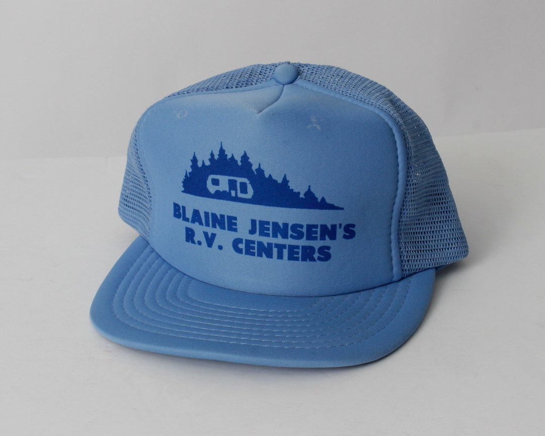 Vintage 80er Jahre Snapback Snapback Blaine Jensen RV Center Travel