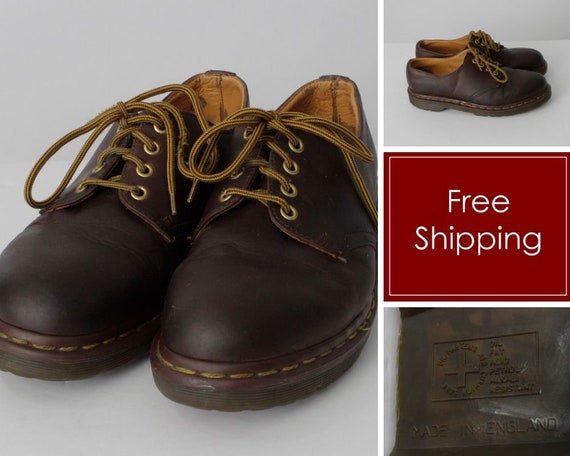 Vintage 90s Dr Martens Shoes Doc Men's Size 9 Brow